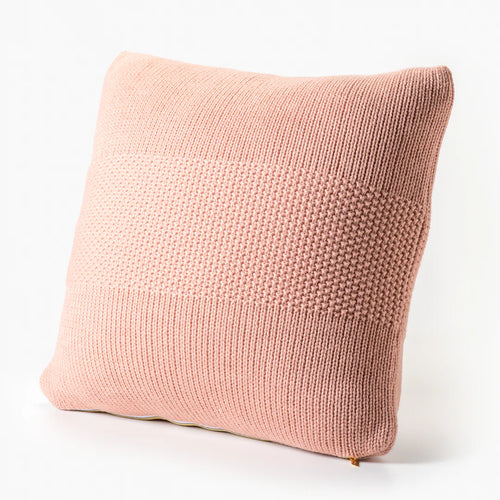 Blush Knit Decorative Pillow